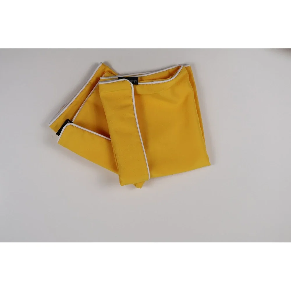 Phantoscope Pillow Covers Set of 2 Yellow Solid 18x18 Canvas NWT
